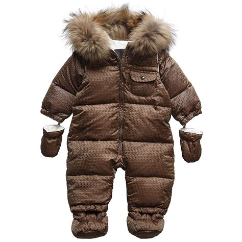 fendi baby snowsuit|fendi designer baby sale.